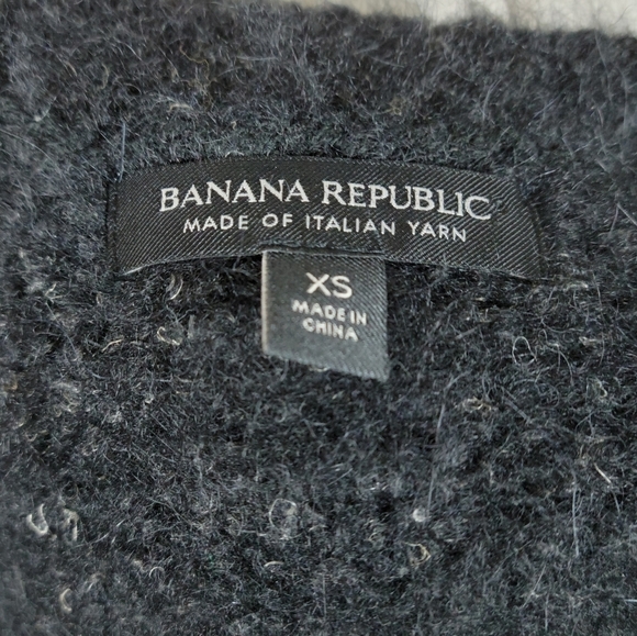 Banana Republic Italian Yarn Alpaca Fisherman Sweater Vest XS NWOT - Picture 10 of 10